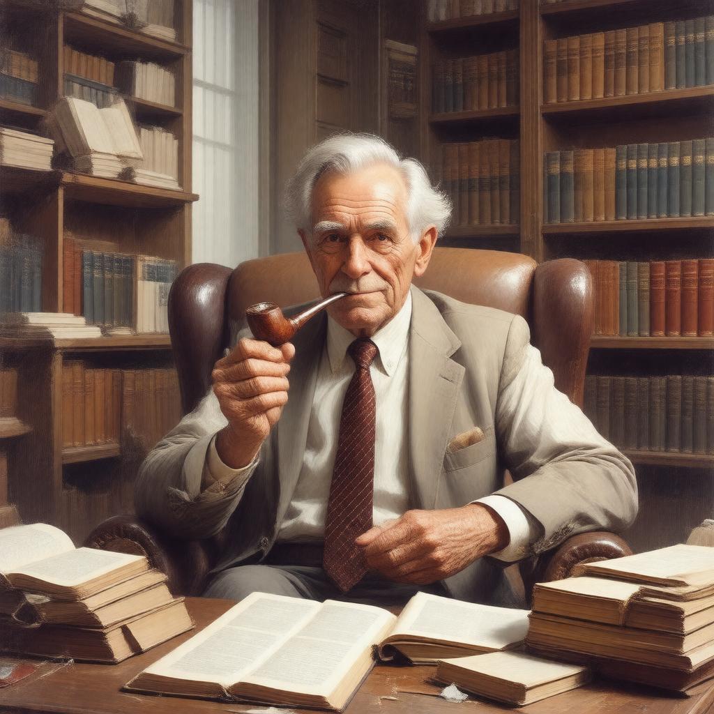 AI-created image of Sidney Fine