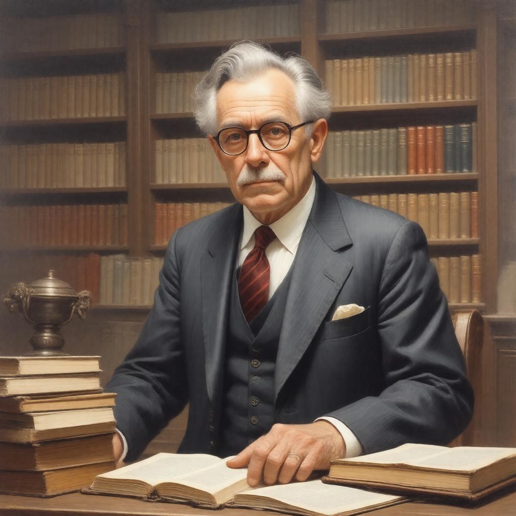 AI-created image of Sidney Hook