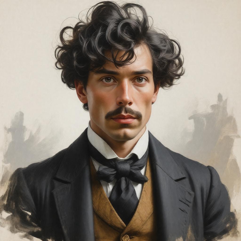 AI-created image of Sidney Paget