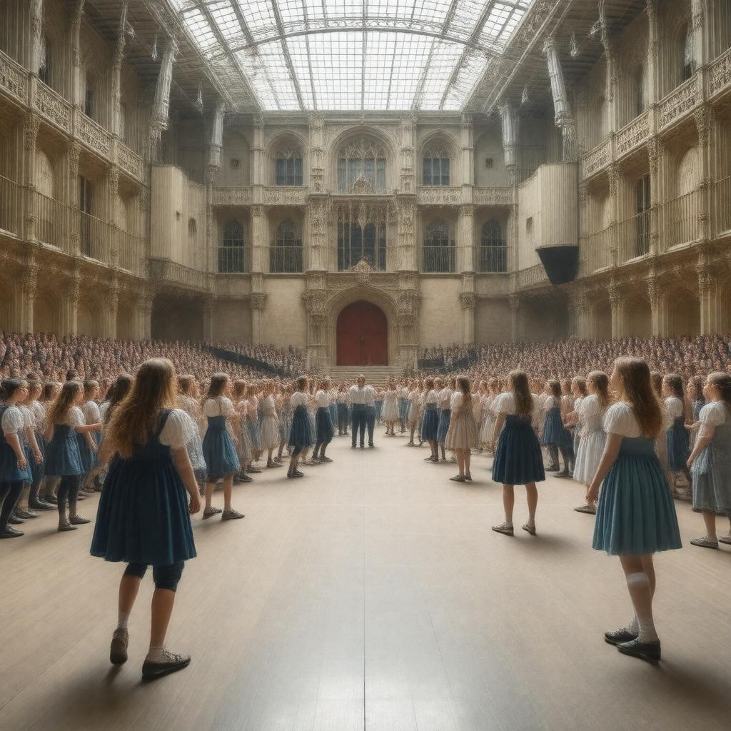 AI-created image of Sidney Sussex College Drama Society