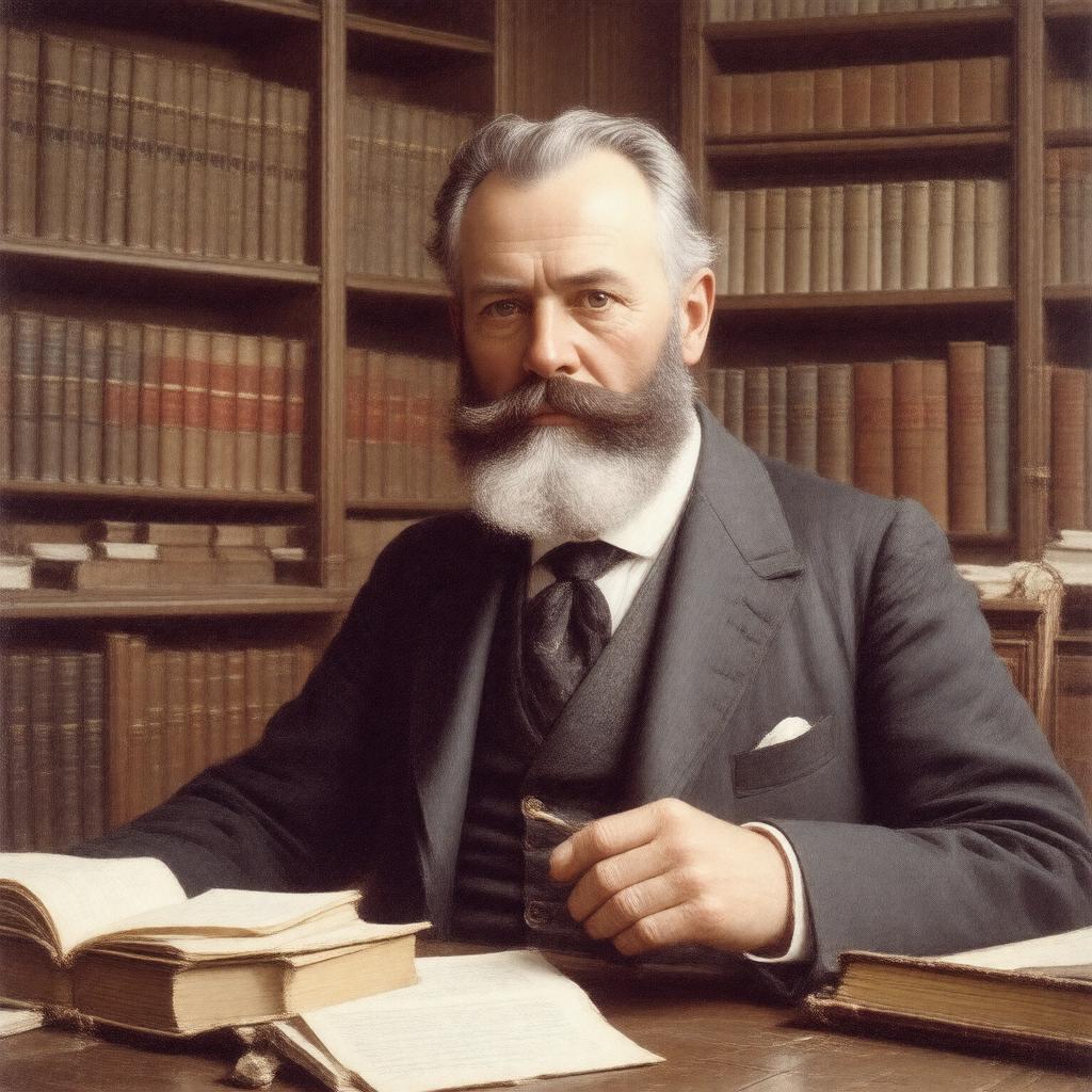 AI-created image of Sidney Webb