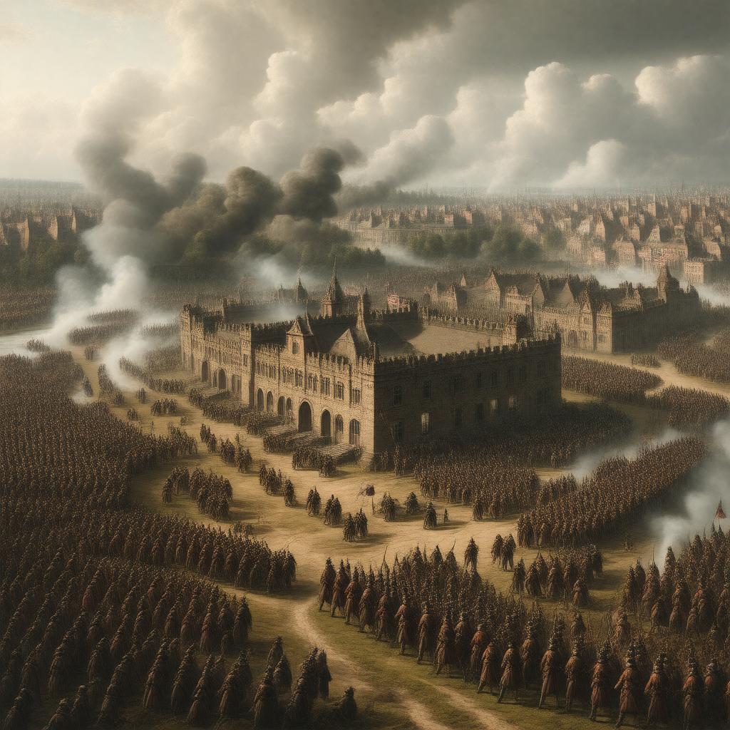 AI-created image of Siege of Boston