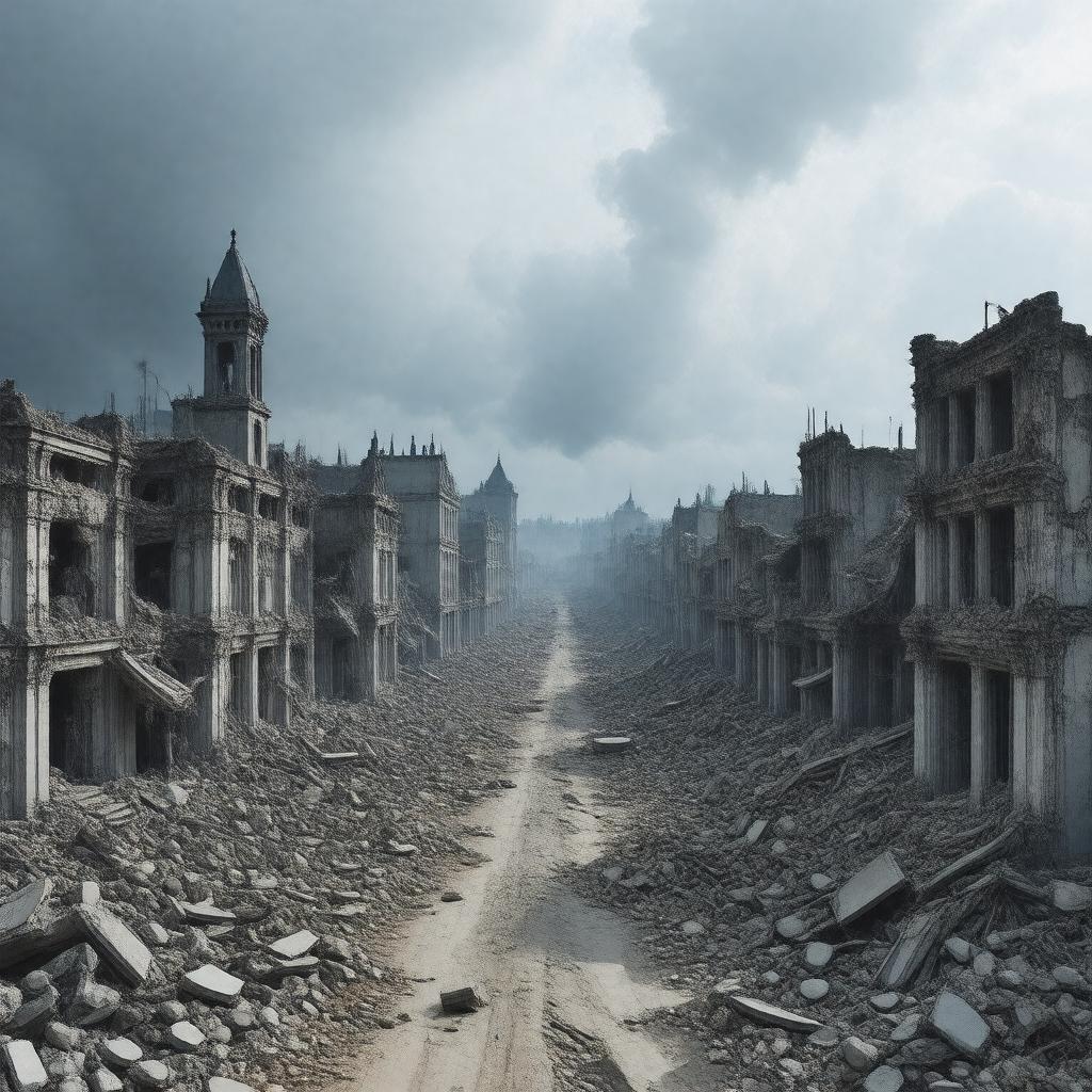 AI-created image of Siege of Leningrad