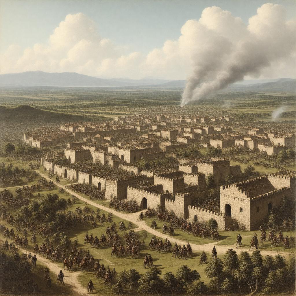 Click to view larger image AI-created image of Siege of Mafeking