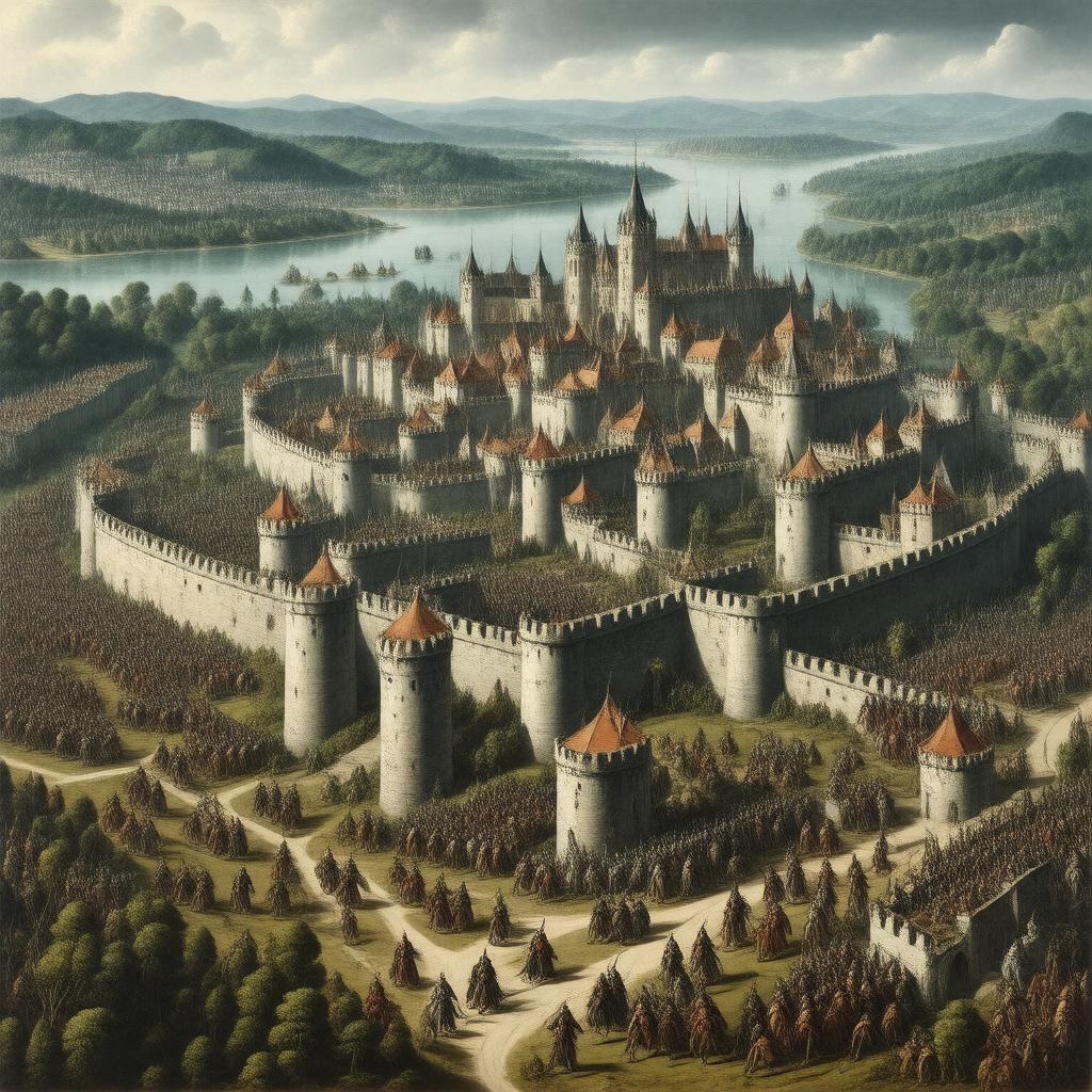 AI-created image of Siege of Orléans