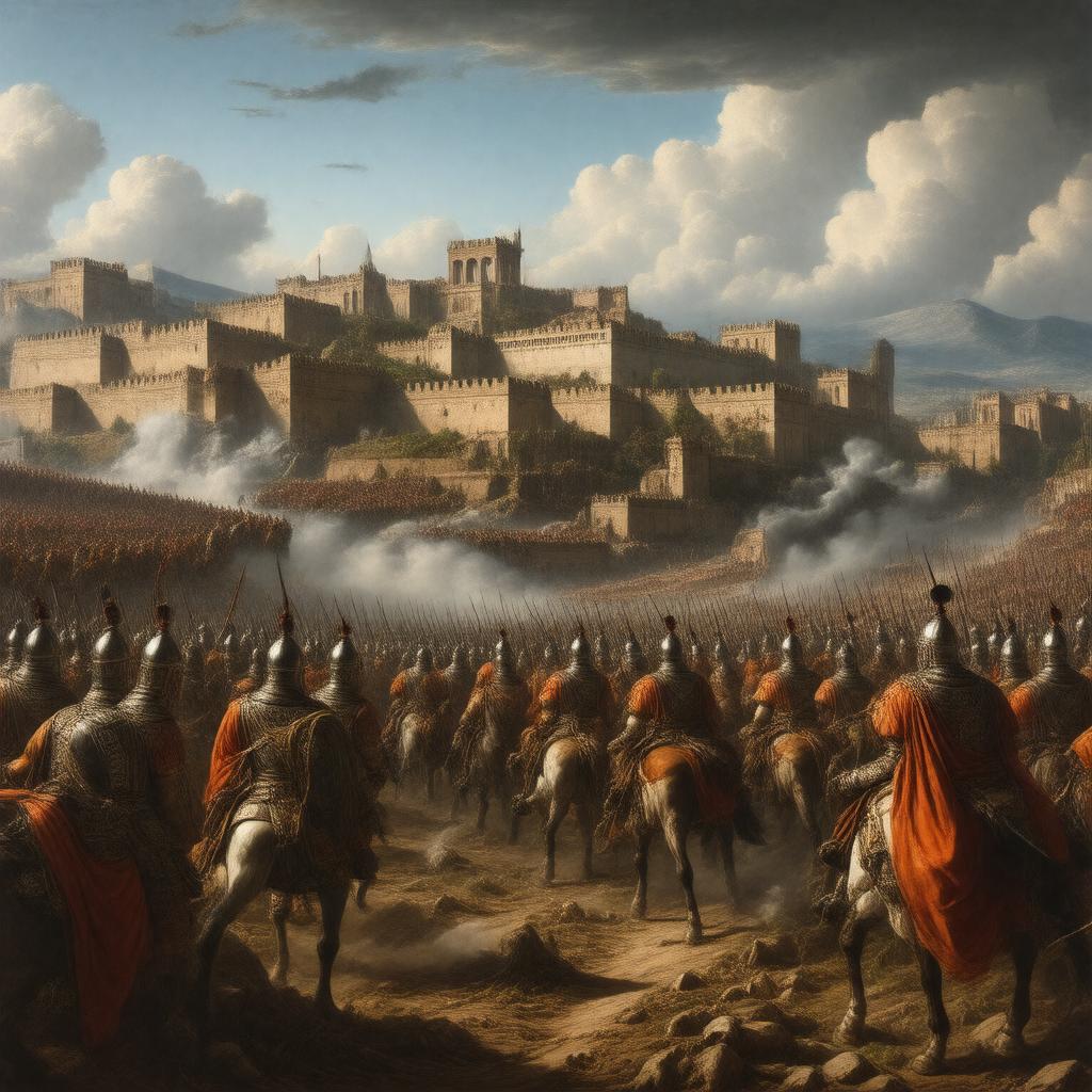 Click to view larger image AI-created image of Siege of Rome (1849)