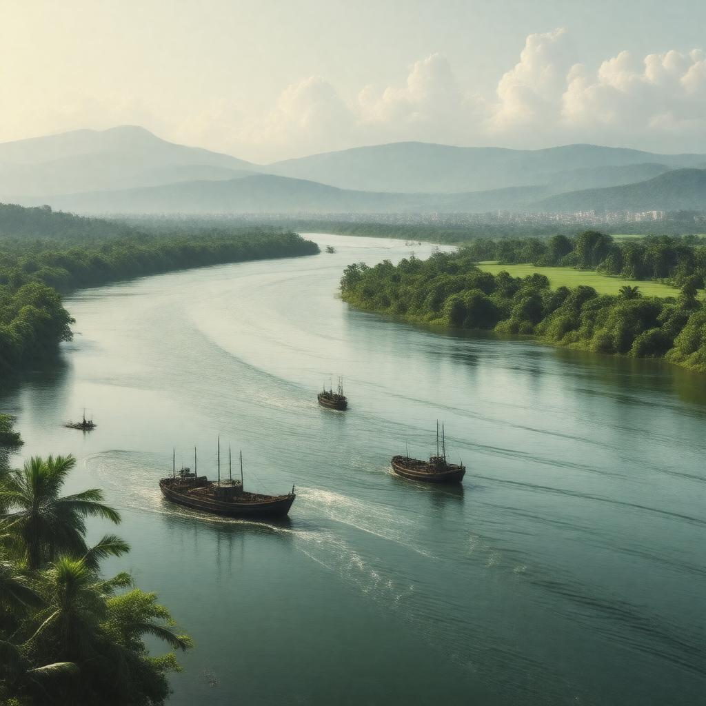 AI-created image of Sierra Leone River