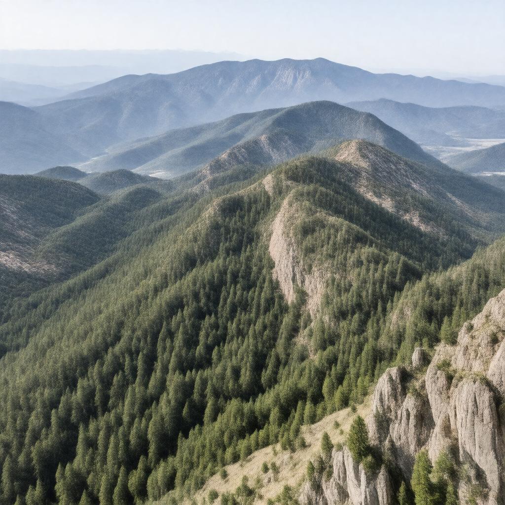 AI-created image of Sierra Madre Occidental