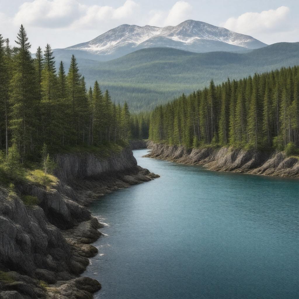 AI-created image of Sieur de Monts National Monument