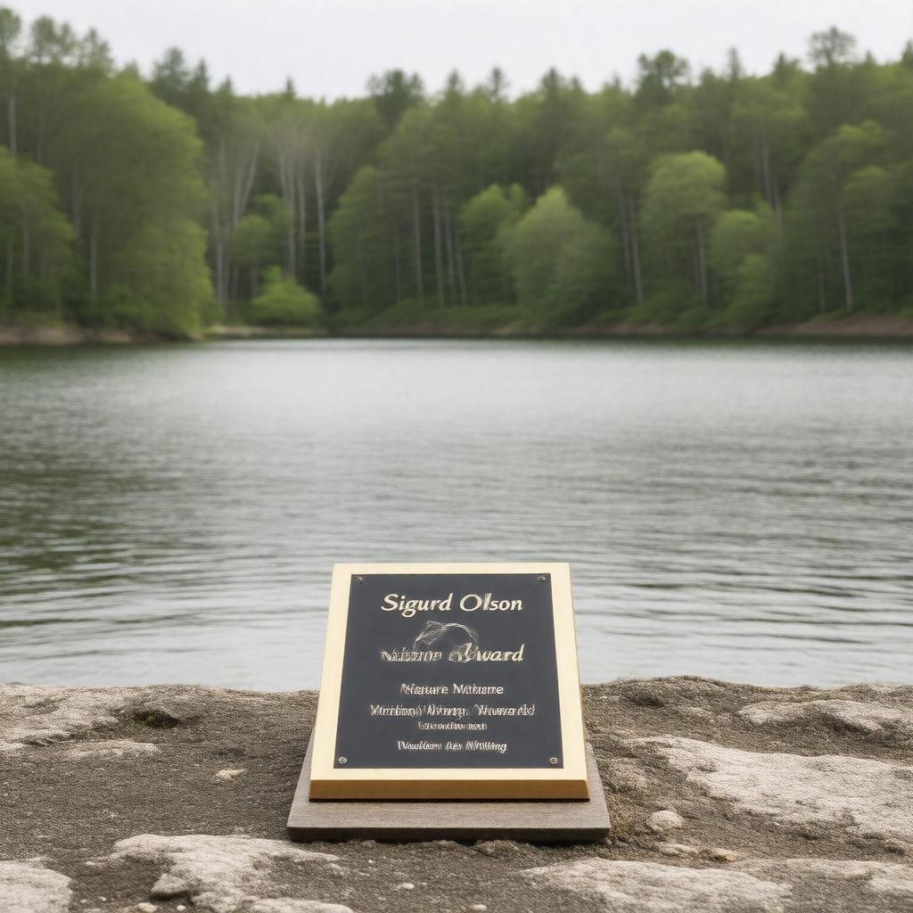 Click to view larger image AI-created image of Sigurd Olson Nature Writing Award