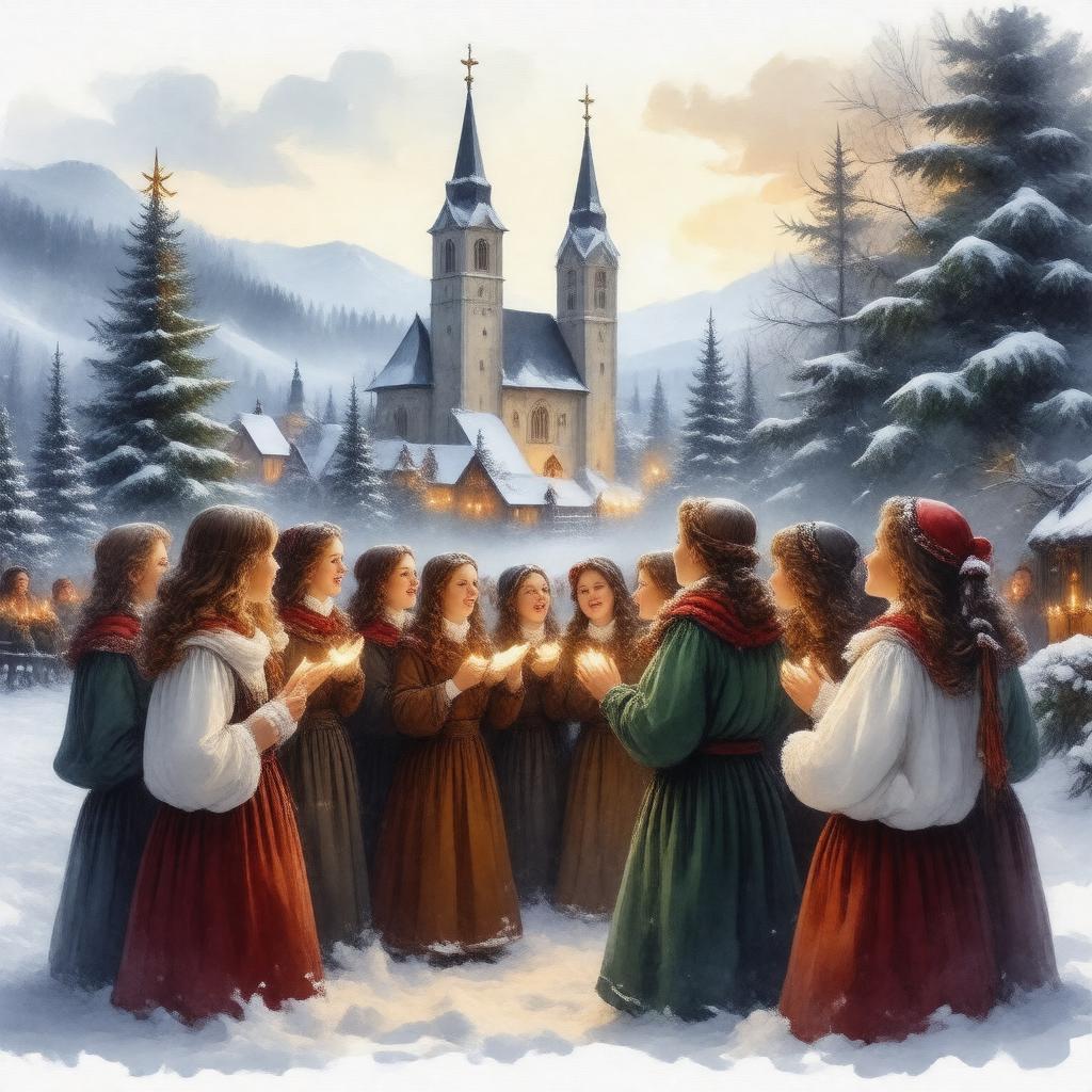 AI-created image of Silent Night