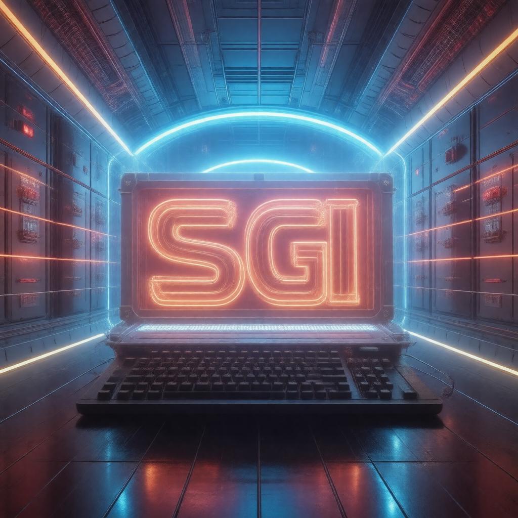 AI-created image of Silicon Graphics