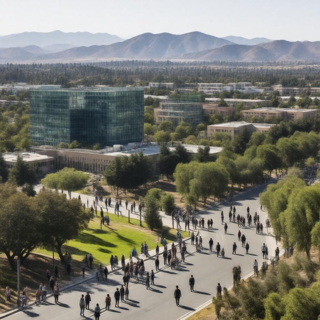 AI-created image of Silicon Valley