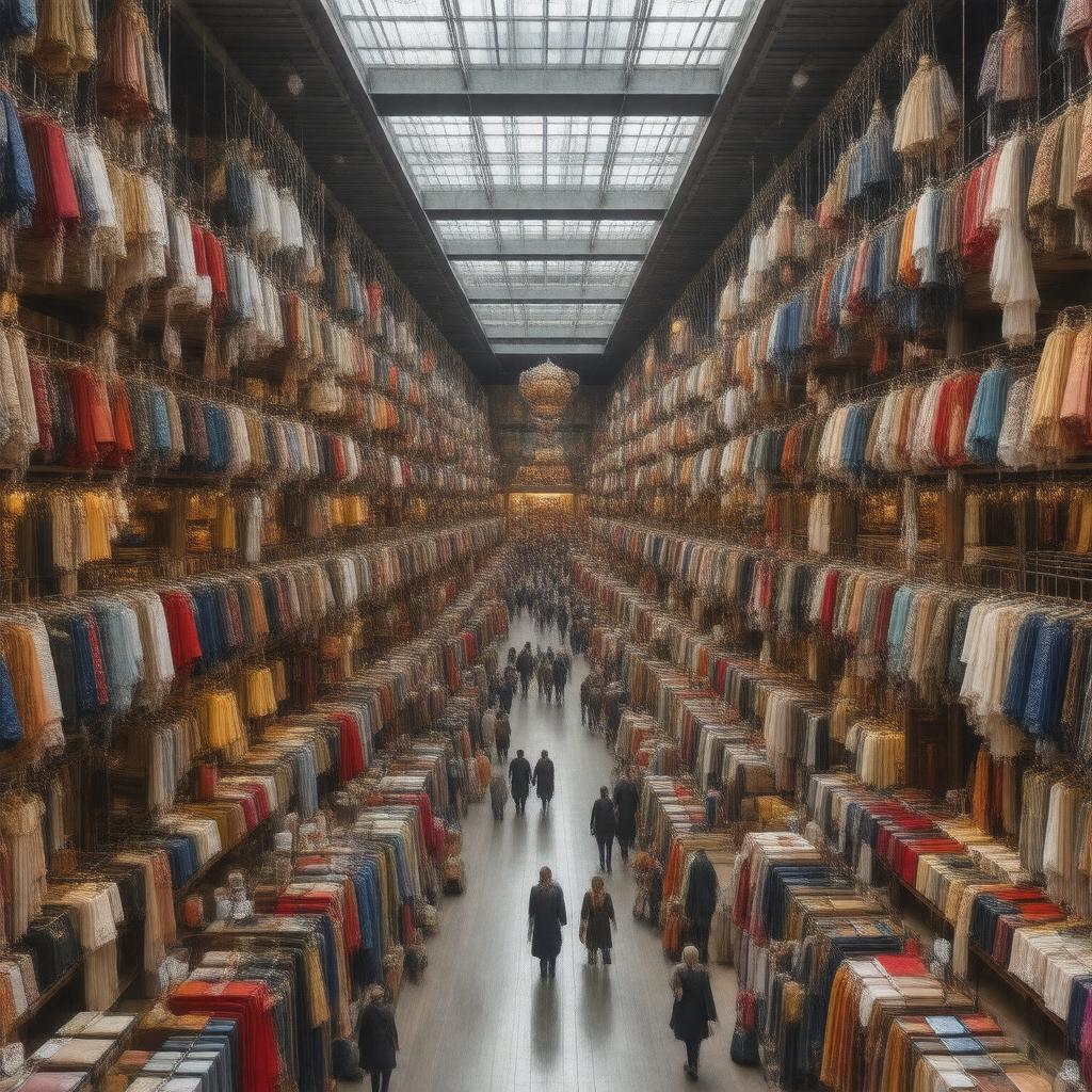 Click to view larger image AI-created image of Silk Market