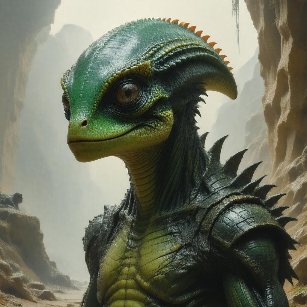 AI-created image of Silurians