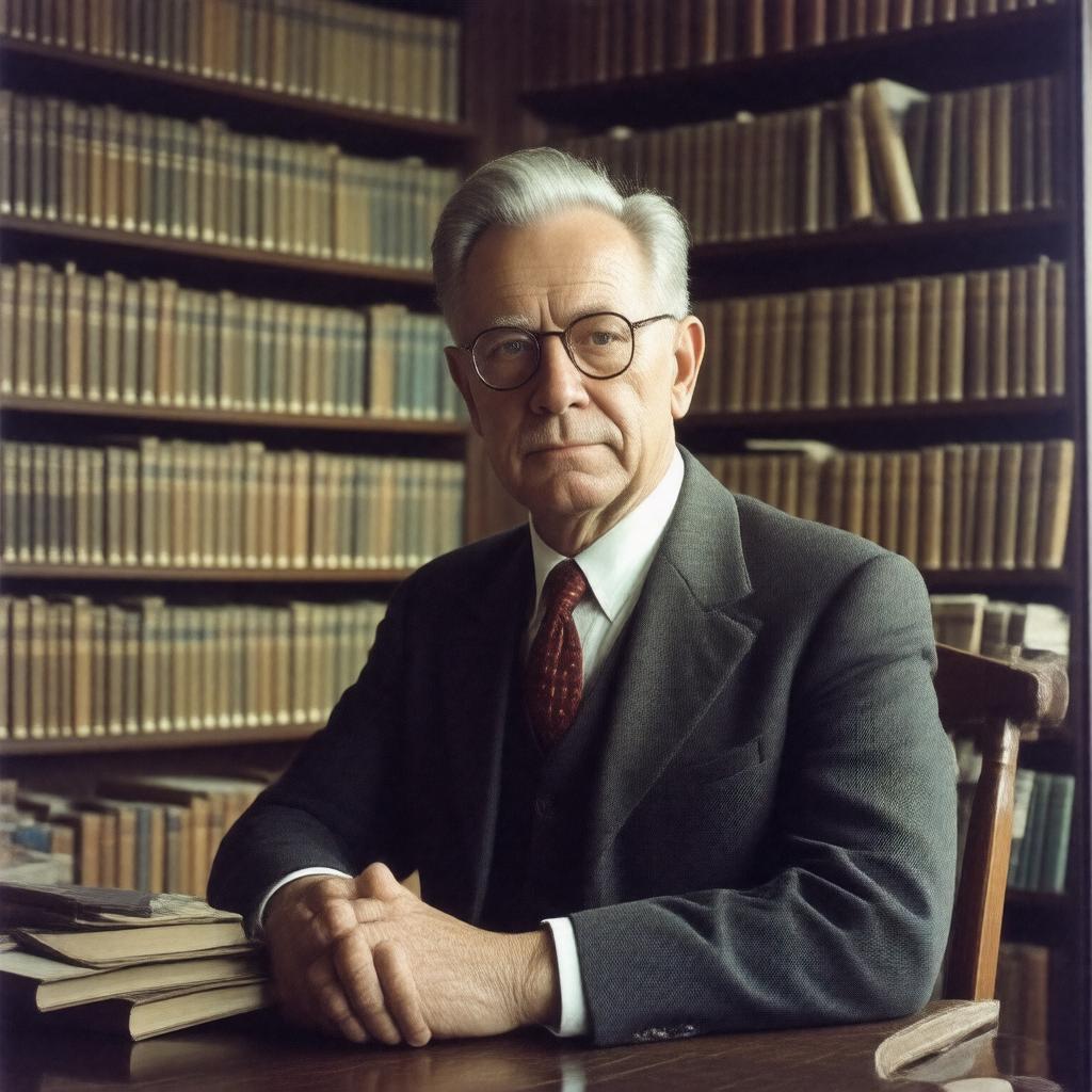 AI-created image of Silvan Schweber