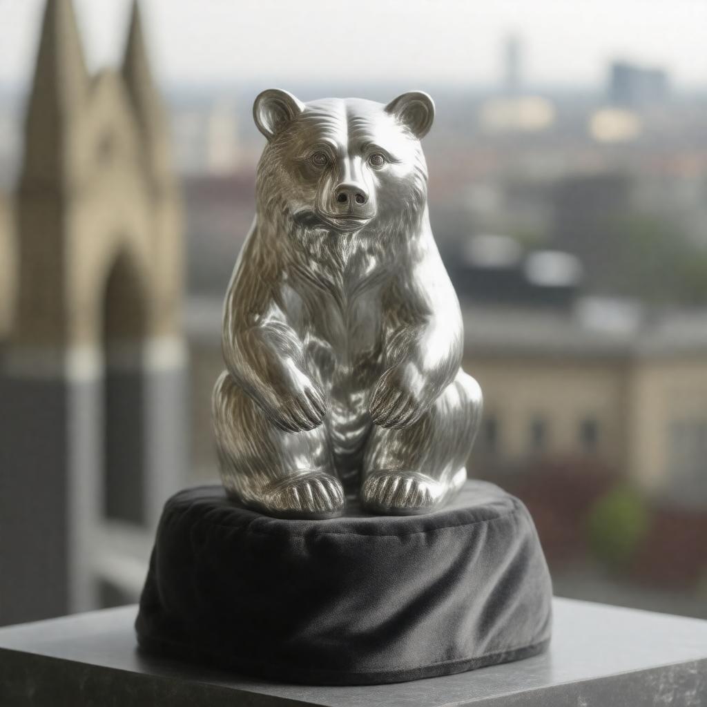 AI-created image of Silver Berlin Bear