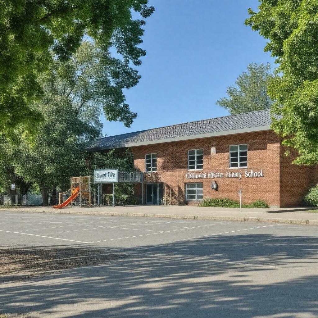AI-created image of Silver Firs Elementary School