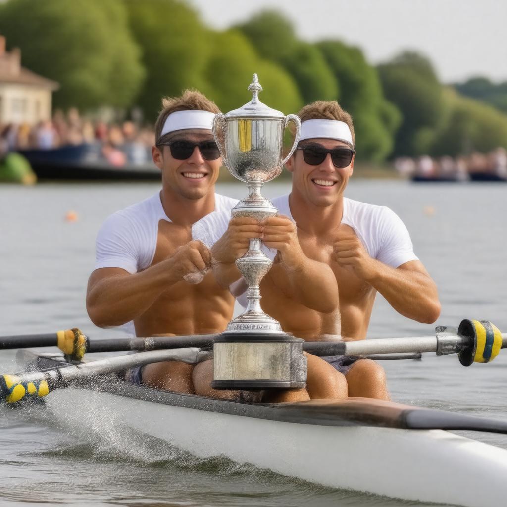 Click to view larger image AI-created image of Silver Goblets & Nickalls' Challenge Cup