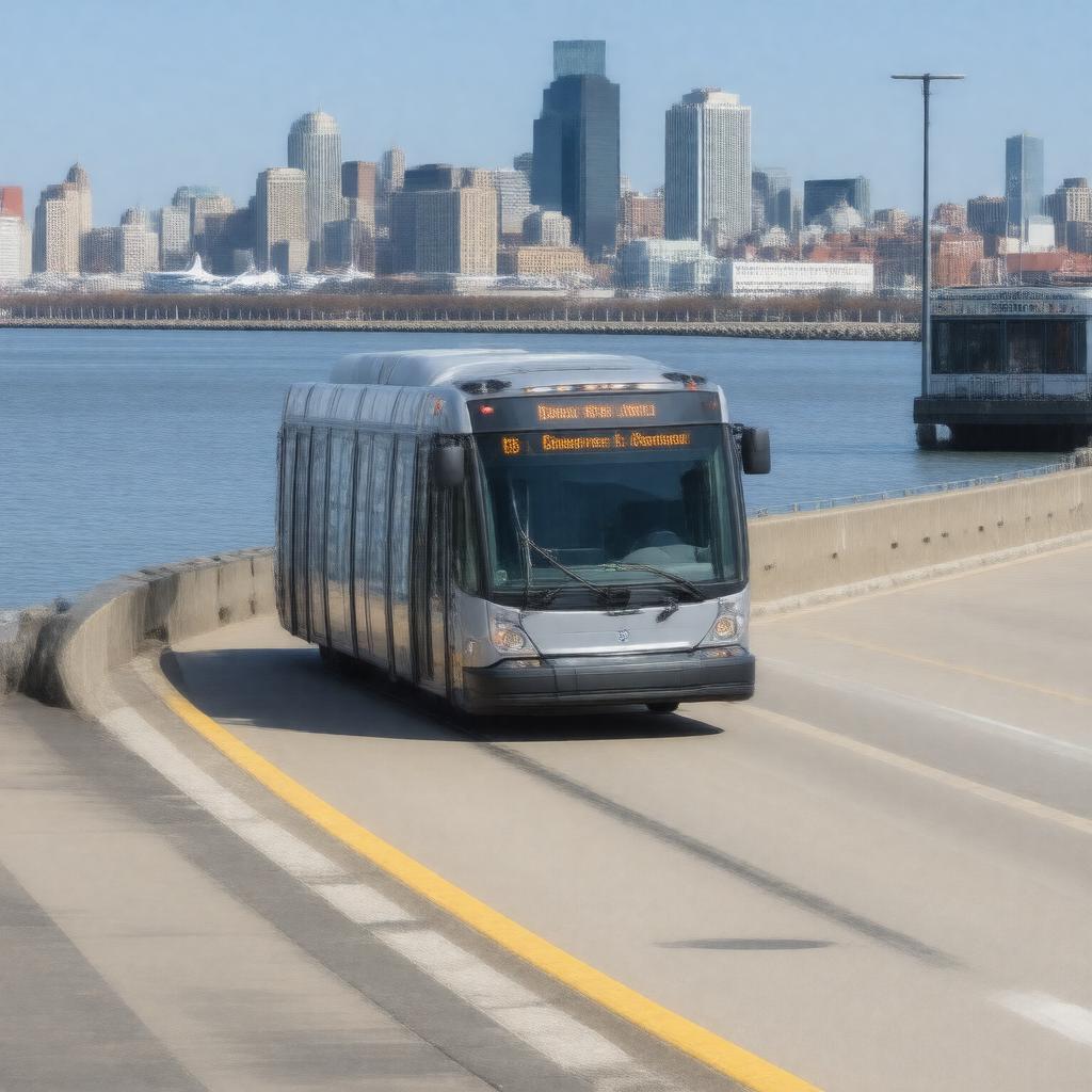 Click to view larger image AI-created image of Silver Line (bus rapid transit)