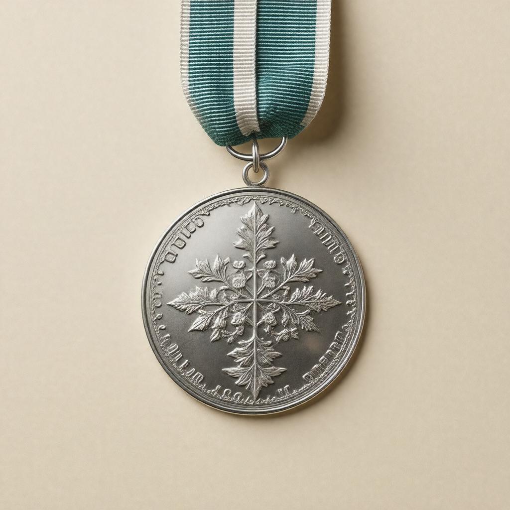 Click to view larger image AI-created image of Silver Medal (Seventh Class)