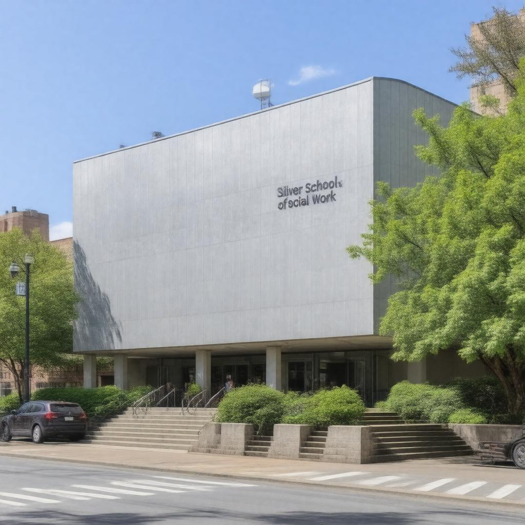 Click to view larger image AI-created image of Silver School of Social Work