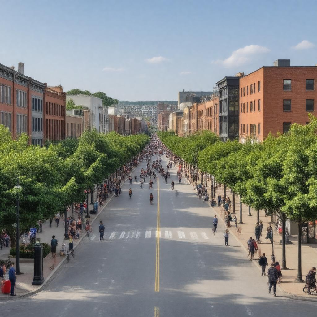 AI-created image of Silver Spring, Maryland