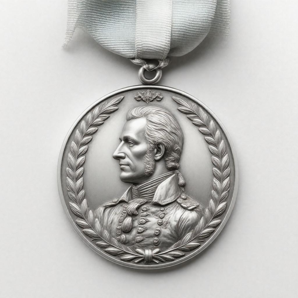 AI-created image of Silver de Fleury Medal