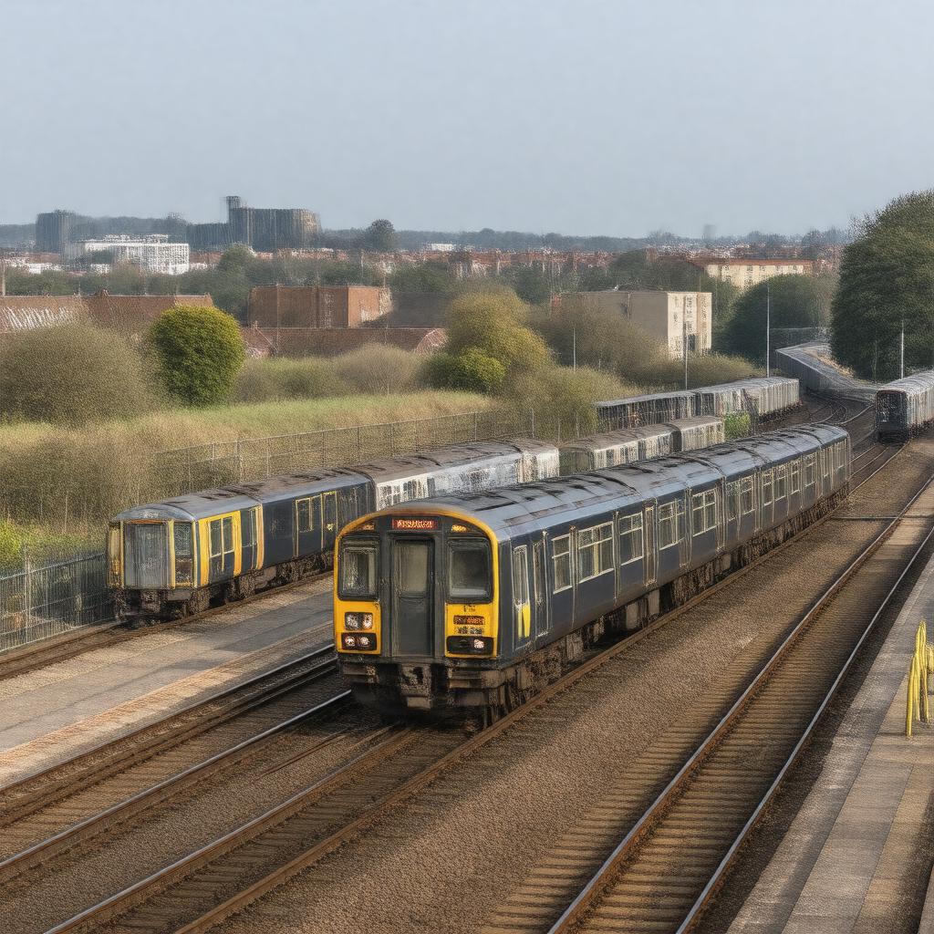 AI-created image of Silwood Sidings