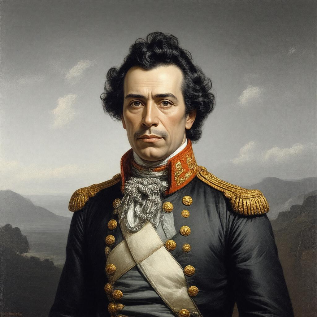 AI-created image of Simón Bolívar