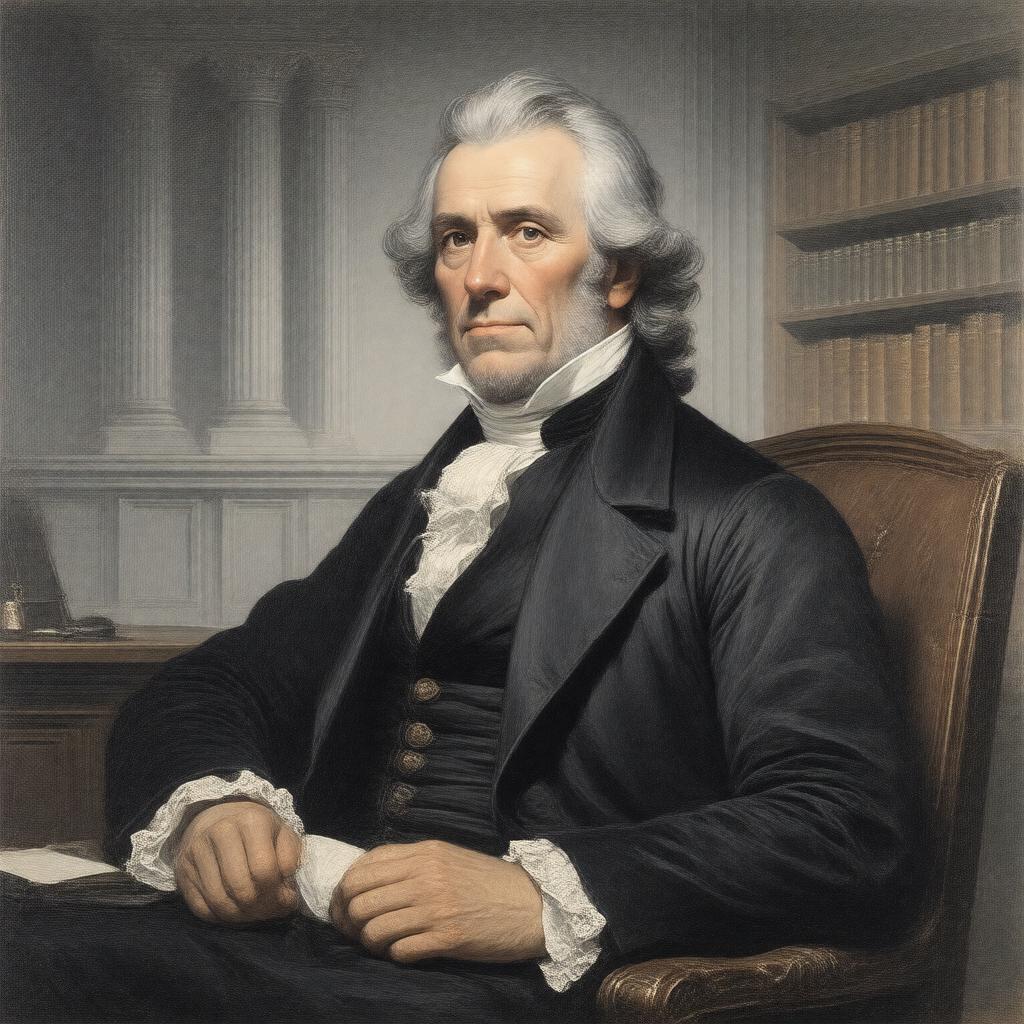 Click to view larger image AI-created image of Simeon Baldwin