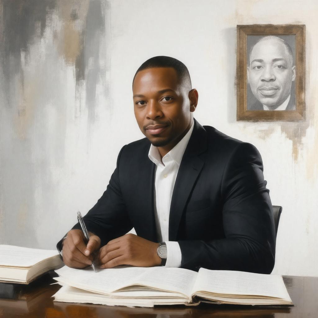 AI-created image of Simeon Marsalis