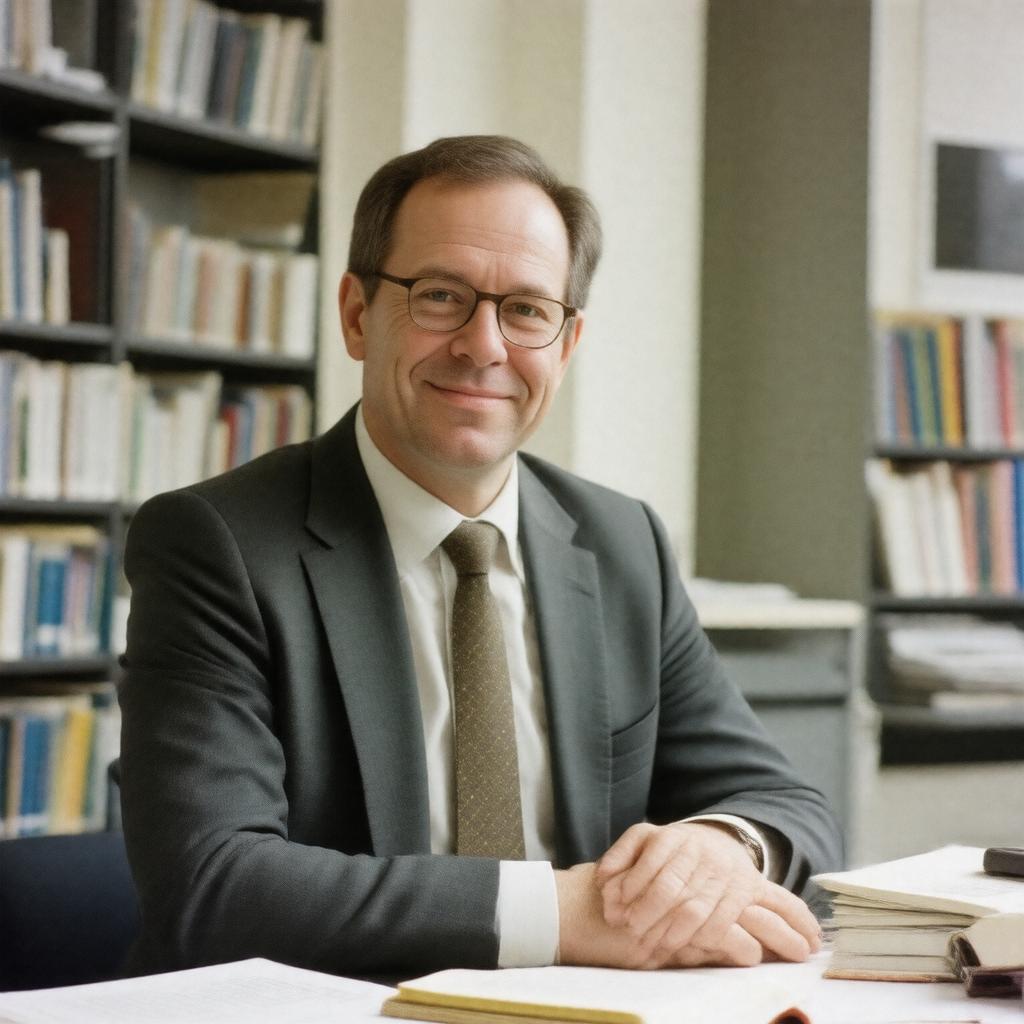 AI-created image of Simon Baron-Cohen