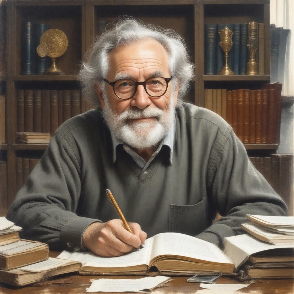 AI-created image of Simon Brett