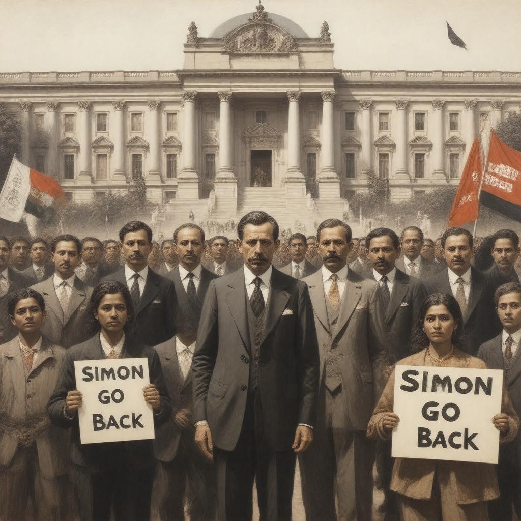 AI-created image of Simon Commission