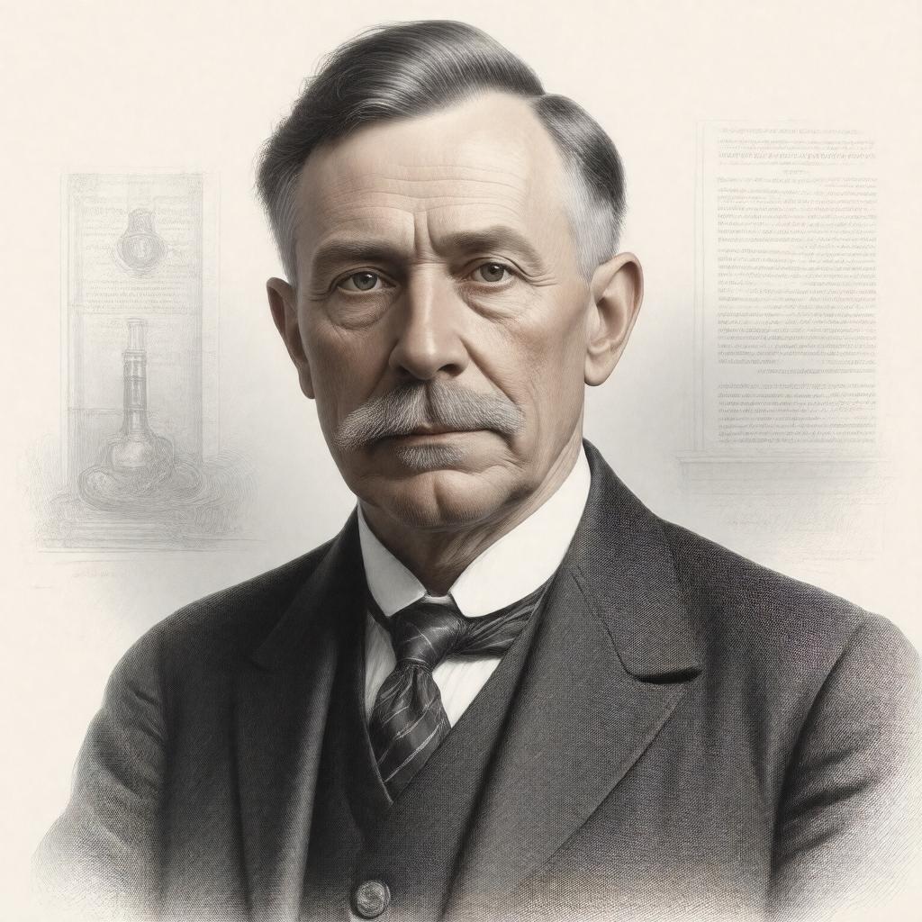 AI-created image of Simon Flexner