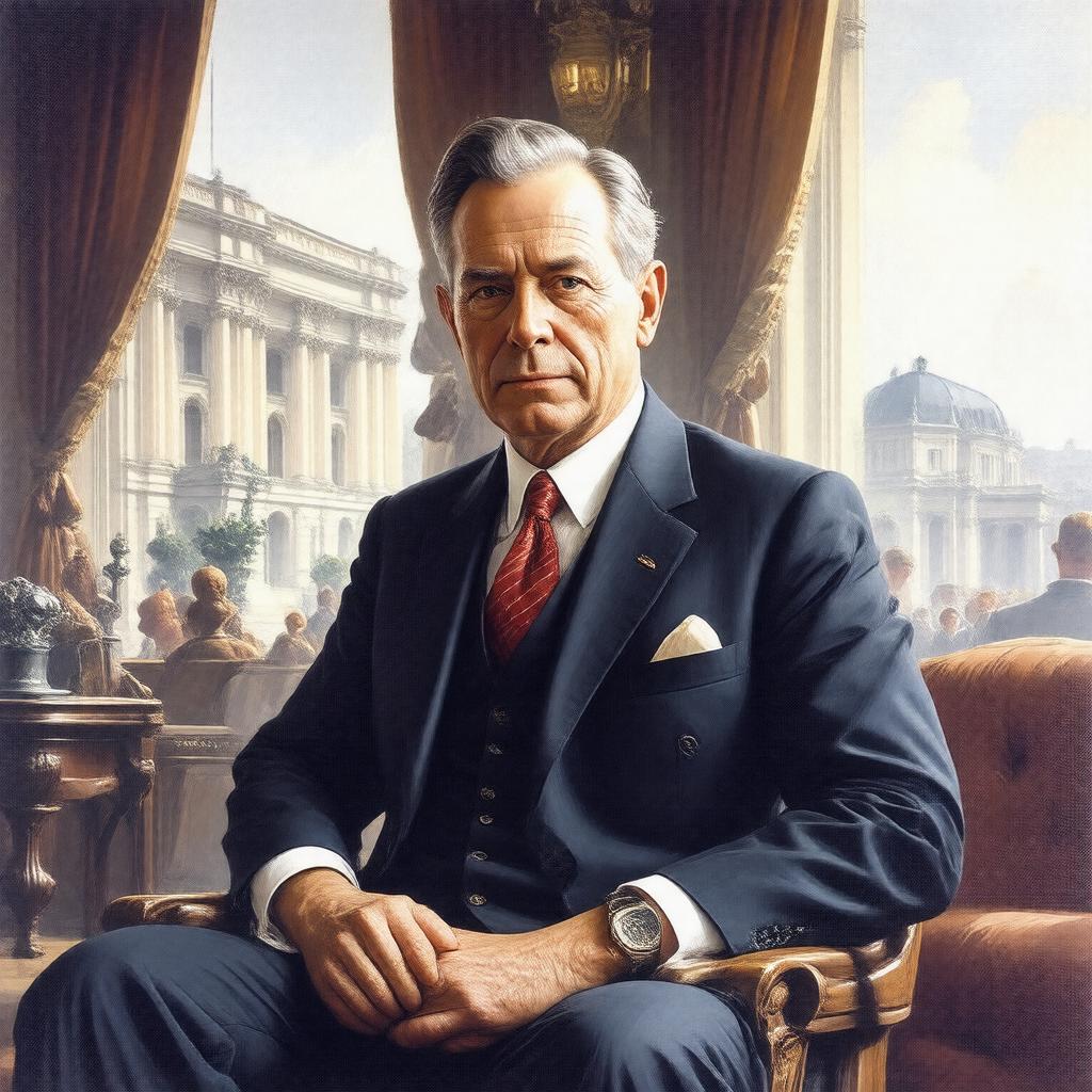 AI-created image of Simon Guggenheim