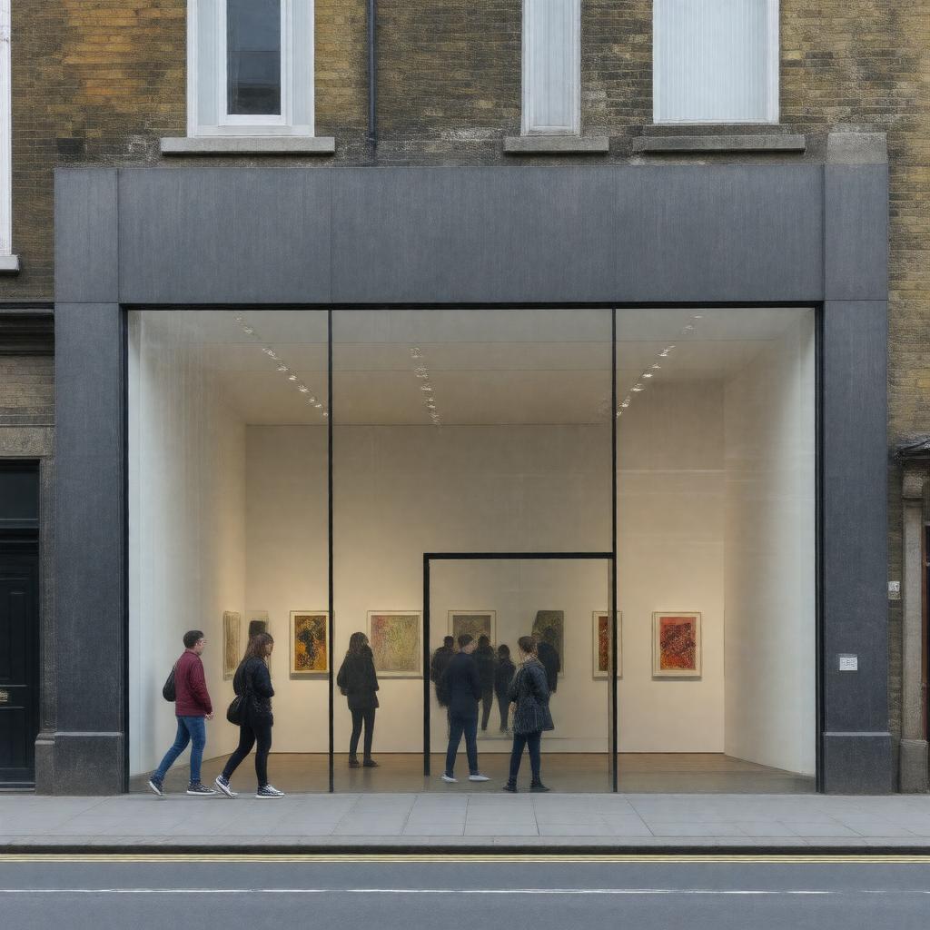 Click to view larger image AI-created image of Simon Lee Gallery