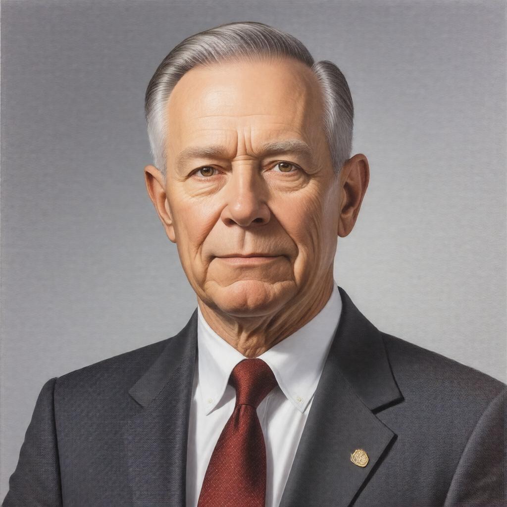 AI-created image of Simon Ramo