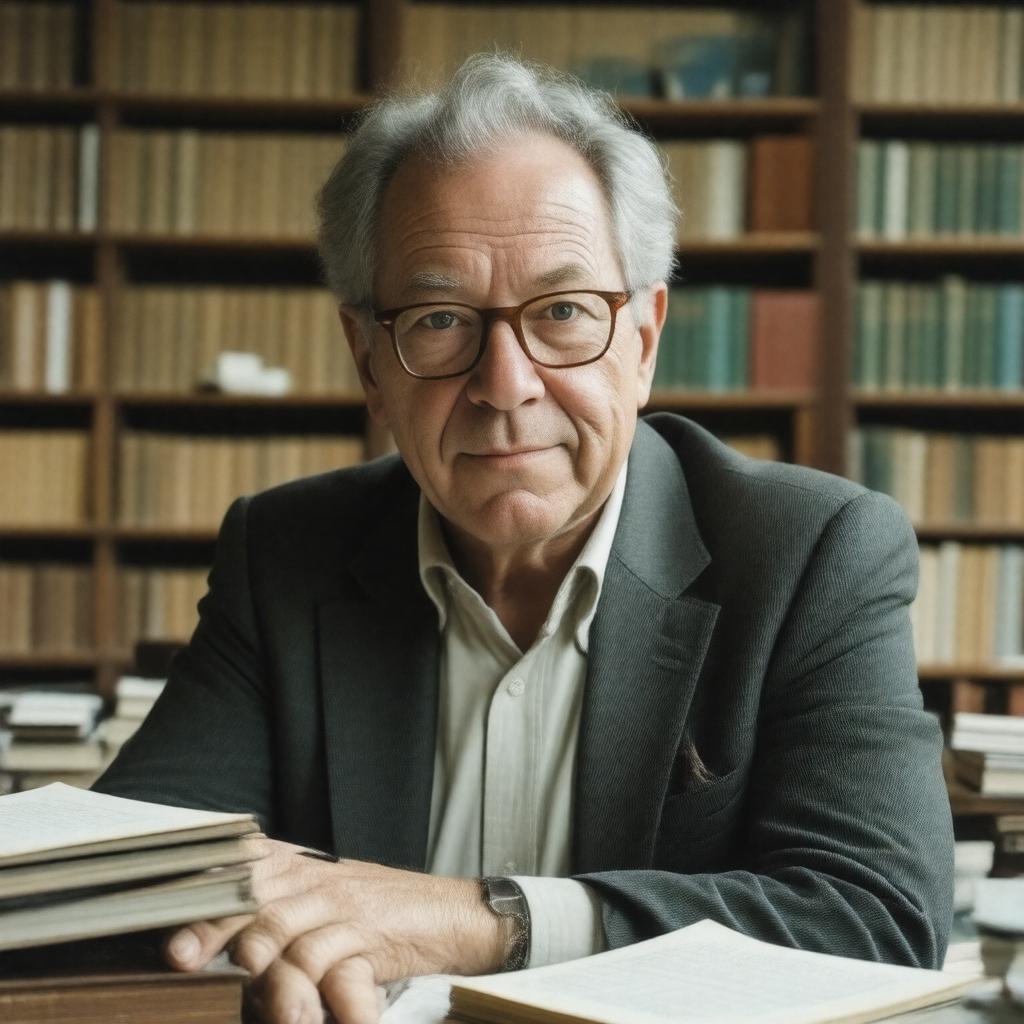 AI-created image of Simon Schama