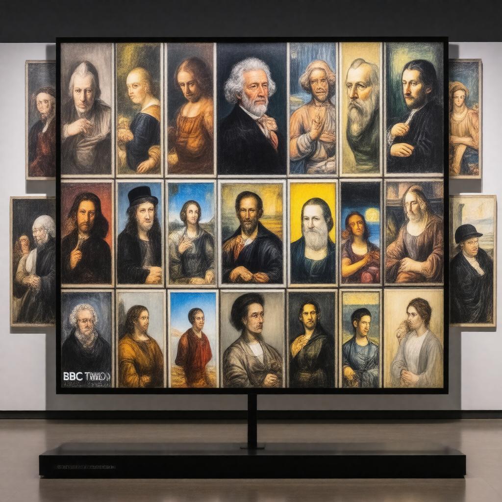 AI-created image of Simon Schama's Power of Art
