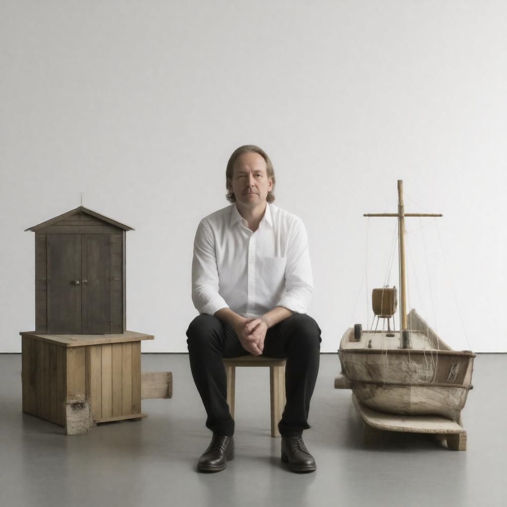 AI-created image of Simon Starling