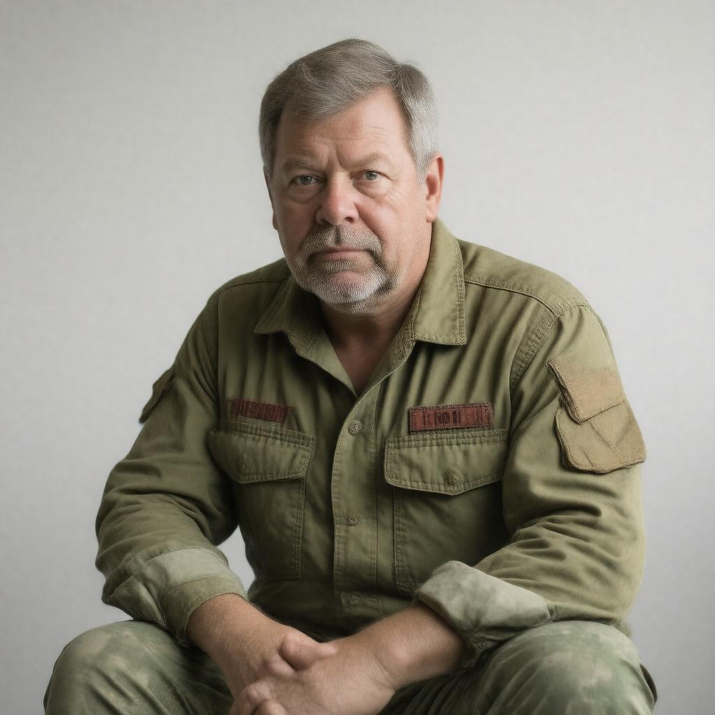 Click to view larger image AI-created image of Simon Weston