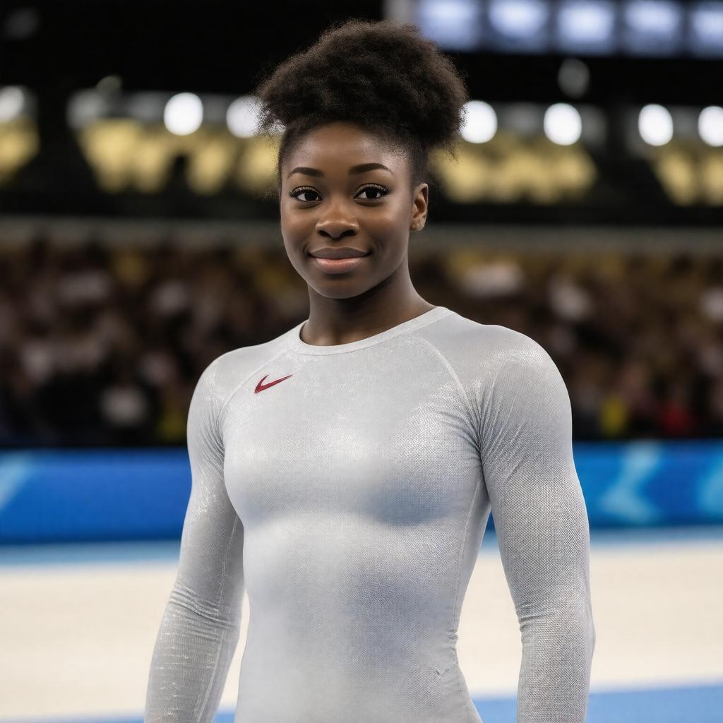 AI-created image of Simone Biles