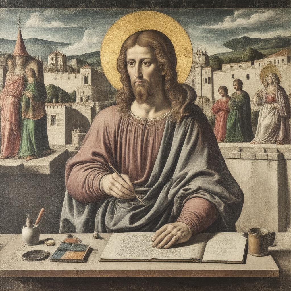 AI-created image of Simone Martini