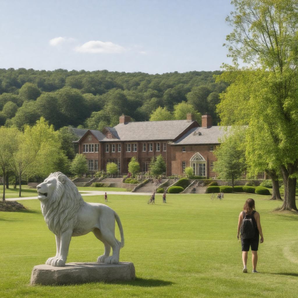 AI-created image of Simon’s Rock (Bard College)