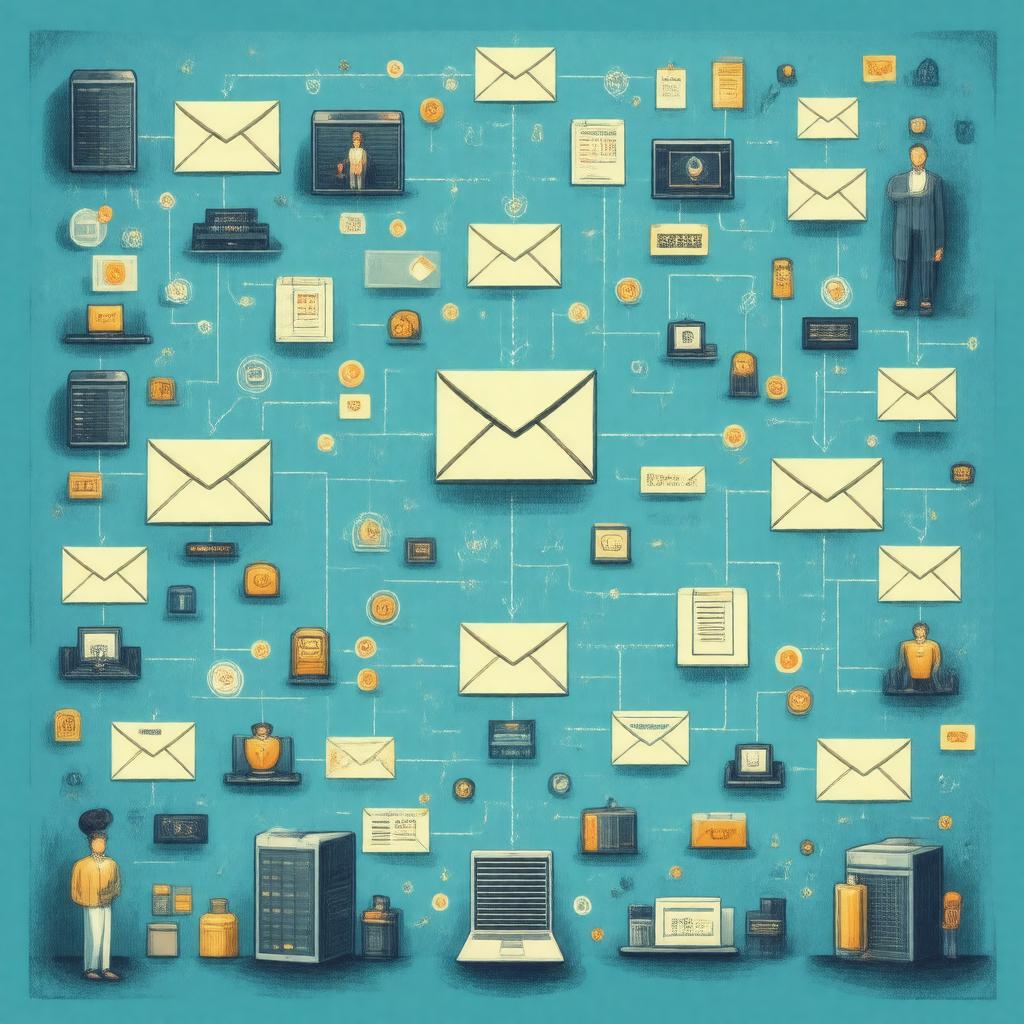 Click to view larger image AI-created image of Simple Mail Transfer Protocol (SMTP)