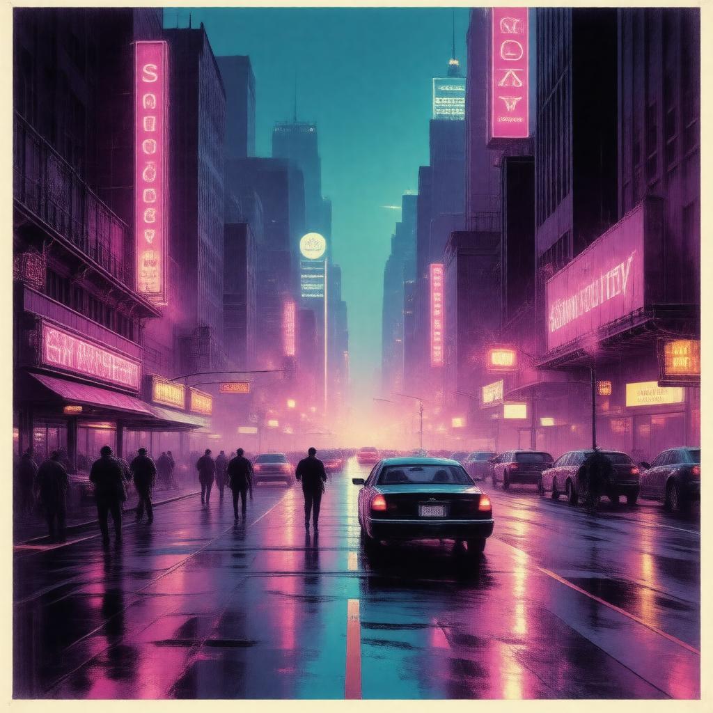 AI-created image of Sin City