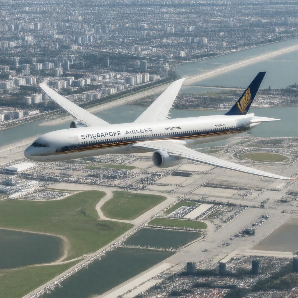 AI-created image of Singapore Airlines