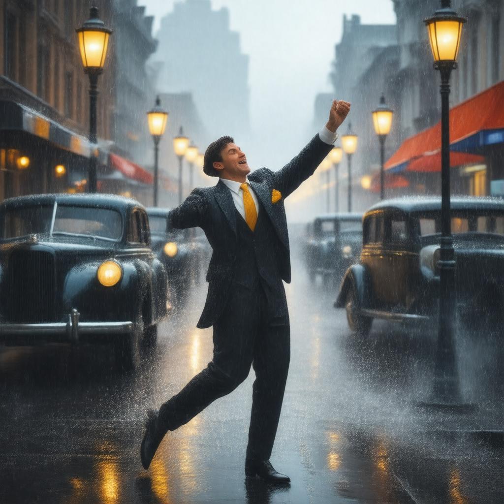 AI-created image of Singin' in the Rain